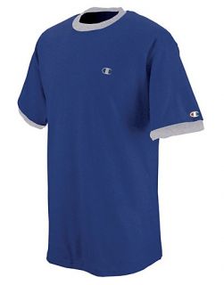 Champion Cotton Jersey Mens Ringer T Shirt Style T2232