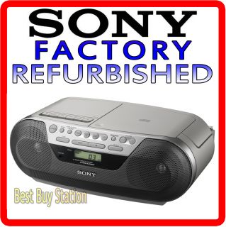Sony CFDS05 CD Radio Cassette Player Recorder Boombox Stereo Audio 