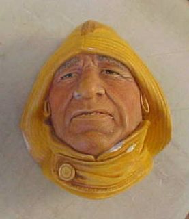  Bossons Sailor Life Boatman Head Figure Yellow