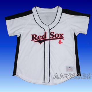  Boston Red Sox Womens White Baseball Jersey