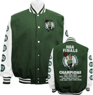 Boston Celtics Commemorative Championship Varsity Jacket