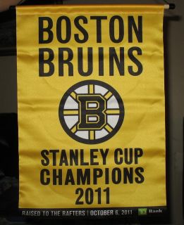 Boston Bruins 2011 Stanley Cup Championship Banner