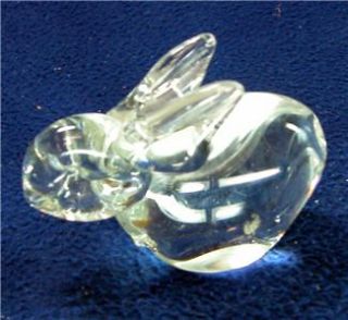 vintage glass rabbit figurine from the brady bunch+