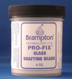 Brampton Glass Shafting Beads 4oz Jar