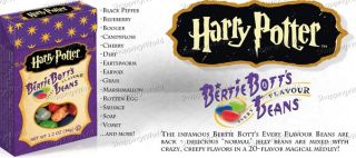 Harry Potter Bertie Botts Bean 1 2oz Jelly Belly BottS