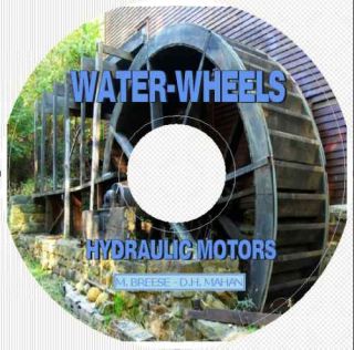 Water Wheels Hydraulic Motors M Breese D H Mahan CD