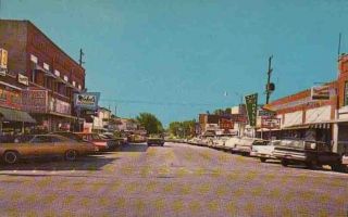 XA597 Commercial Street Branson Missouri MO 1950S