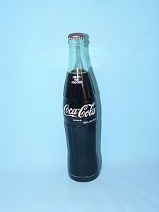 Vintage Coke Coca Cola 16 oz Full Bottle Bowling Green KY