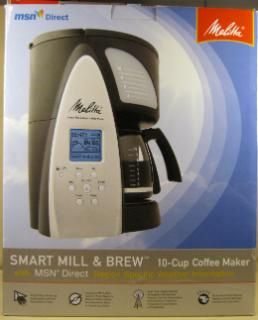 Melitta ME1MSB Smart Mill Brew 10 Cup Coffee Maker MSN Weather 