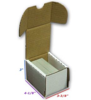 2x100 Count BCW Corrugated boxes, Fits about 125 Trading or 200 gaming 
