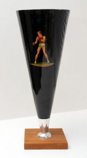    Soviet Russia Vintage Russian Sport Boxing CUP Award Hand Painted