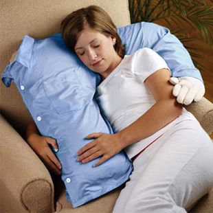 Arm Style Strong Boyfriend Pillow Bed Rest Pillow Light Blue Color New 