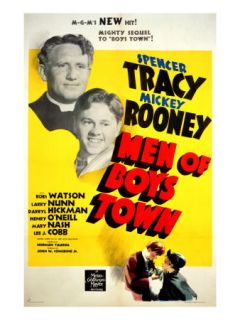 MEN OF BOYS TOWN Spencer Tracy and Mickey Rooney in a Classic 16mm 