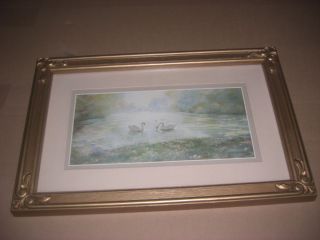  Nice Vintage Home Interiors Homco Swan Picture