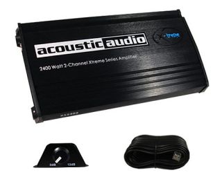 New Acoustic Audio 2400W 2 Channel Bridgeable Car Amp
