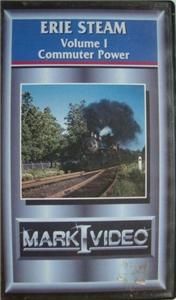 VHS VIDEO Erie Steam Vol 1. Erie Ferryboats, Pacifics, K4, K5s, 2 10 