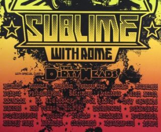 Sublime with Rome 2010 Tour Poster with The Dirty Heads