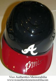 Brian McCann Signed Auto Atlanta Braves Authentic Batting Helmet