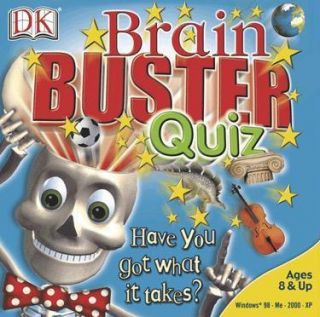  Brain Buster Quiz PC Game CD New