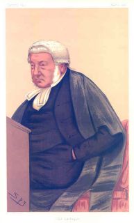 Law Judges 11 Sir George Bramwell Antique Print 1876 Vanity Fair Spy 