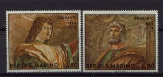 San Marino 1969 SG 860 1 Donato Bramante MNH Set