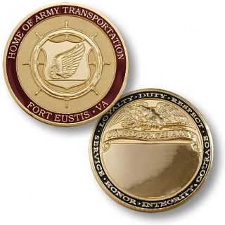 Fort Eustis VA Home of Army Transportation Coin Medal