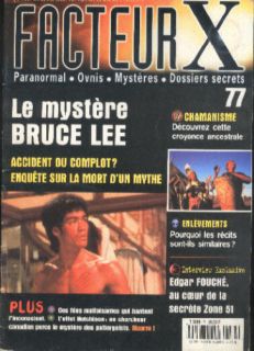 Bruce Lee Brandon Lee The Crow French Magazine