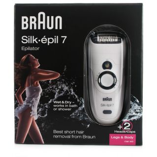 Braun Silk Epil 7 epilator wet and dry 7381WD legs and body plus 2 