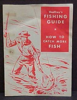 Bronston Reel Company Godfreys Fishing Guide vintage pamphlet