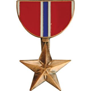 Bronze Star Pin Bronze Star Medal Hat or Lapel Pin 14926