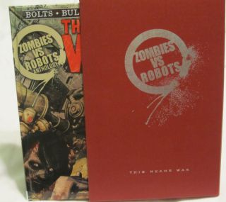 Zombies vs Robots This Means War IDW Signed Slipcased Limited Edition 