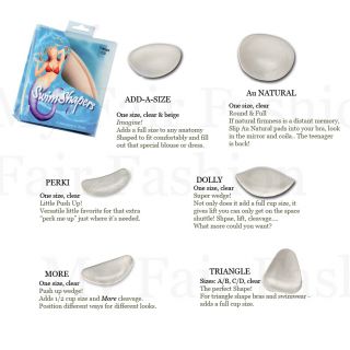 Braza Swim Shapers Silicone Breast Enhancement Pads