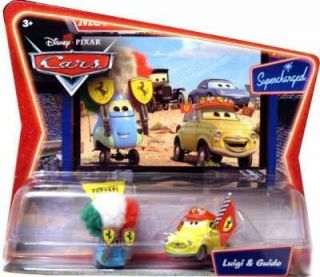 Disney Pixar Cars Movie Moments Guido Luigi Supercharged Diecast NIP 