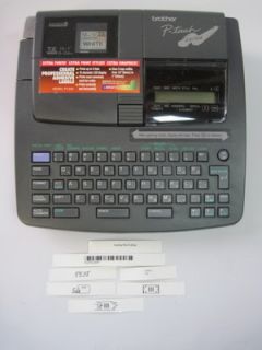 Brother P Touch Label Maker Labeling System PT 520 Machine BARCODES 