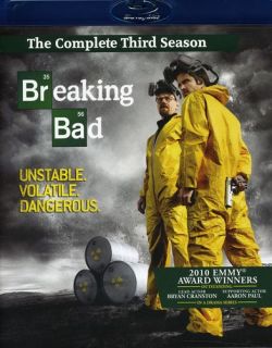 Breaking Bad Complete Third Season 3 Discs Bluray