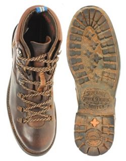 SUPERDRY Brown Suede Lace Up Summit Hiking Boots 8 42 £165
