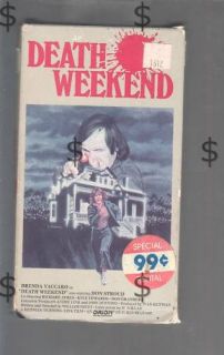 Death Weekend Brenda Vaccaro Don Stroud 1976 RARE VHS