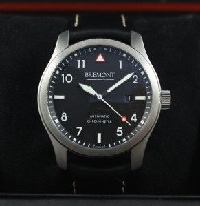 Bremont Solo with White Markers and New Leather Strap