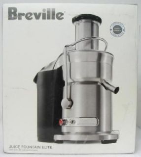 Breville 800JEXL 1000W Juice Fountain Elite 800 Jexl Juicer Big Wide 