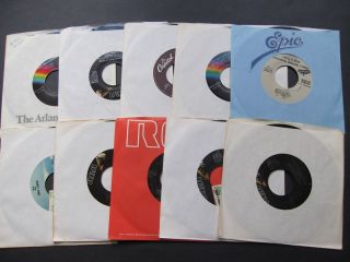RARE Christmas Country Brenda Lee Judds 45 Records 7 Vinyl Collection 