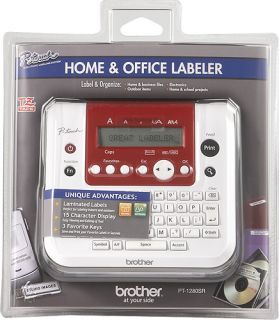 Brother PT 1280SR P Touch Home Office Electronic Labeler White 