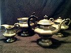 1829*** James Dixon & Sons Antique English Pewter Tea / Coffee Set 