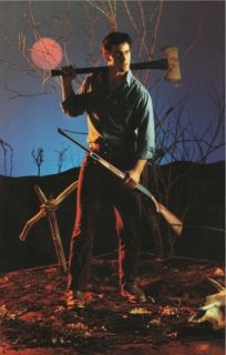 Evil Dead Movie Poster Horror II 2 Bruce Campbell Sam Raimi Ash