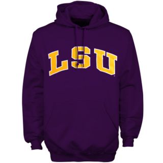 LSU Tigers Purple Bold Arch Pullover Hoodie Sweatshirt