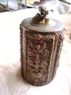 vintage jaru ca 1971 ceramic table lighter unusual rare time