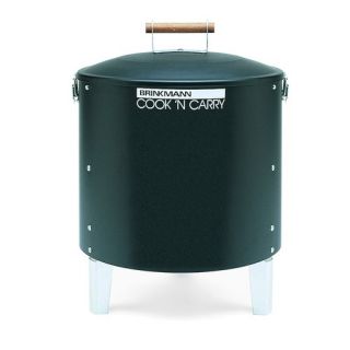 Brinkmann Cook N Carry Charcoal Smoker and Grill 810 5030 6