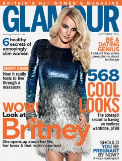 Glamour Britney Spears Lara Stone Rob Brydon Jessica Brown Findlay 