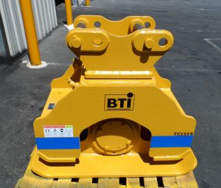 BTI TC 151S 2 Hydraulic Compactor Ditching Trenching Backhoe Excavator 