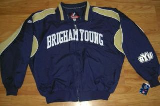 New Majestic BYU Cougars Coat Jacket XL Brigham Young