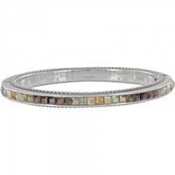 Brighton Jewelry Spectrum Crystal Hinged Bracelet NEW COLLECTION